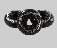 Roues de patins à roulettes de haute qualité EACH, grandes roues pour patins à roulettes, patins à roulettes à 4 roues, haute élasticité professionnelle