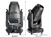 Yifa 700W CMY CTO LED-Profilrahmen BSW Beam Spot Wash 3 in1 Rahmen LED-Profil licht Zoom Moving Head Theater Event Light