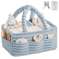 Panier de rangement pour couches de bébé, organisateur post-partum et sac de transport, panier de table à langer pour baby shower, essentiels pour nouveau-nés
