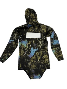 3mm Camouflage <strong>YAMAMOTO</strong> Neoprene 2 Piece Hooded <strong>Wetsuit</strong> Opencell Long Sleeve Scuba Diving Suit Surfing <strong>Freediving</strong> Swimming - Product Image 3
