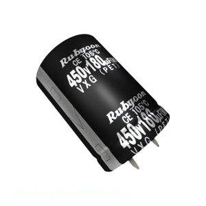ตัวเก็บประจุแบบ Through Hole CAP ALUM 120UF 20% 500V SNAP TH 500VXG120MEFC30X30 ของแท้ 120 ยูเอฟ - Product Image 1