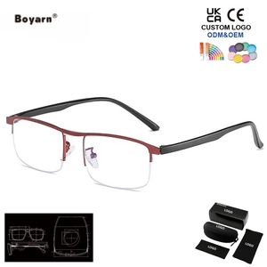 Lunettes de lecture progressives multifocales intelligentes Boyarn, pour la vue de près et la vision de loin, anti-lumière bleue, ajustement automatique - Product Image 5