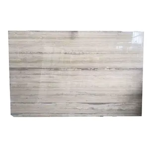 Good For Wall Floor Slabs Stone Tiles Design Travertine Marble Silver Luxury High Quality Italy Natural Big Slab Polished Modern