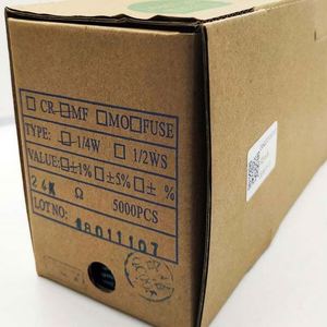 Whole Sale MF1/4W-24Kohm1% T52 1/4W Resistors Metal <b>Film</b> Resistors 24Kohm 1% 1/4W - Product Image 1