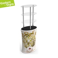 Stand portable pliable et durable pour la promotion publicitaire, table de comptoir