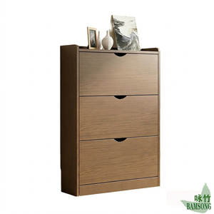 <span class=keywords><strong>Scarpiera</strong></span> in Legno Moderna e Resistente, Lussuosa, Salvaspazio, Ultra Sottile, con Apertura a Ribalta, a Tutta Altezza, per la Casa - Offerta Imperdibile - Product Image 6