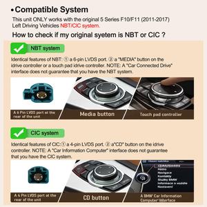 Radio de Navegación Estéreo para Automóvil con Sistema Android de 14.9 Pulgadas, Multimedia, para el Tablero de Instrumentos de la Serie 5 F10 con Sistema CIC/NBT/EVO - Product Image 3