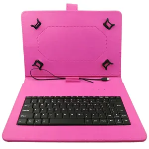 เคสคีย์บอร์ดหนัง PU สำหรับแท็บเล็ต PC แท็บเล็ตขนาด7นิ้ว10นิ้วสำหรับแท็บเล็ตแอนดรอยด์ทั่วไป