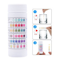 Bandelettes de test de pH pour l'eau, 2 en 1, portables, de qualité supérieure, prix d'usine, pour piscine, boisson, usage domestique, 2025