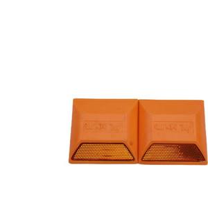 Tachuelas Reflectantes de Plástico para Carreteras, Marcadores de Advertencia de Tráfico Elevados, Montaje en Suelo, IP65 - Product Image 4