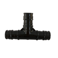 Raccord en T égal noir moulé par injection OEM ODM F1960, raccord à expansion à froid 1/2 pouce PEX avec certificat CUPC NSF pour la plomberie