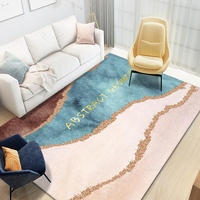 Tapis de luxe au design nordique à prix abordable, tapis moderne à motifs pour chambre, salon, salle de bain et voiture, pour la prière et les enfants