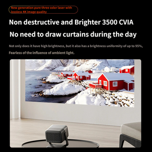 <span class=keywords><strong>Projecteur</strong></span> laser 4K JMGO N1S Ultra 3200 ISO Laser tricolore Puce MT9679 360 °   <span class=keywords><strong>Projecteur</strong></span> de cinéma maison à correction automatique Gimbal - Product Image 2