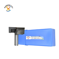 Warrior's Bit 1/2 pouces Diamètre de coupe Nettoyage Fraise inférieure pour outils de travail du bois