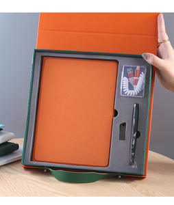 사용자 정의 로고 다기능 비즈니스 파워 뱅크 노트북 회사 연례 회의 하이 엔드 선물 세트 - Product Image 2