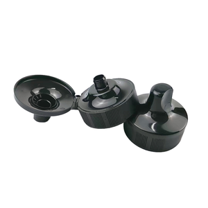 Plastic PP Non-Spill <b>Flip</b> <b>Top</b> Cap for <b>Bottles</b> <b>with</b> Sharp Tongue and Silicone Valve Industrial Chemical Use - Product Image 1