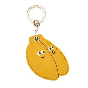 Titulares de tarjeta de insignia de frutas de dibujos animados con llavero Kawaii dibujos animados PU ID cubierta de protección pareja regalo IC elevador tarjeta de autobús - Product Image 6