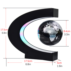 Buena calidad, envío directo, forma de <span class=keywords><strong>C</strong></span>, Globo flotante levitante magnético, mapa del mundo, globo para Decoración - Product Image 4