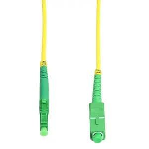 Factory Supply LC APC To SC APC OS2 Single Mode Simplex 2.0mm Tight-Buffered Fiber Patch Cable