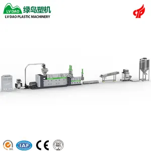 Lvdao Machinery Plastic Pelletizing Line HDPE LDPE PP PE Film Granulator Recycling Plastic Recycling Machine China