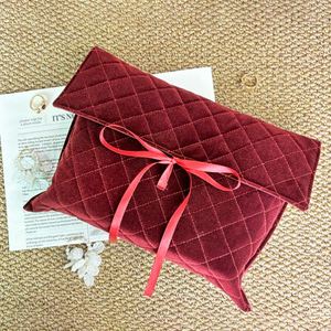 Sacs cadeaux personnalisés en velours avec logo, grands, réutilisables, recyclables, à fermeture boutonnée, pour perruques et promotion de parfums - Product Image 3