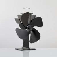 Ventilateur de poêle à granulés de bois pour chauffage domestique hivernal, alimenté par la chaleur, 4 pales, Ecofan, accessoires pour ensembles de poêles à granulés et cheminées
