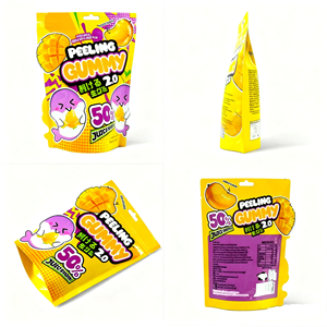 บรรจุภัณฑ์กัมมี่แบบปิดผนึกได้เอง ขนาด 3.5 กรัม 7 กรัม 14 กรัม 28 กรัม ถุงไมลาร์ - Product Image 2