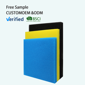 فلتر قطني للأحواض المائية، قطن حيوي أسود لتنقية المياه، مادة إسفنجية سميكة الجدران لتنقية المياه في أحواض الأسماك - Product Image 1