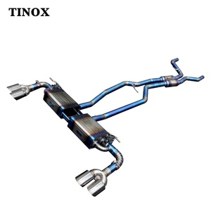 Escape de Titanio para Cayenne 958 V6 V8 2010-2017, Control de Válvulas, Silenciador con Válvulas, Escape Catback con Puntas - Product Image 3