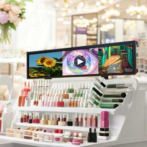 1920X360 Reclame Monitor Outdoor 500nit Usb2.0 Auto Play Video Gesplitst Scherm 21.3Inch Gestrekte Display Strip Bar Lcd Monitor - Product Image 6