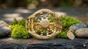 DIVYORO Luxury Gold Plated <b>Men</b> <b>Ring</b> Fashion Jewelry Copper and Brass Classic Finger <b>Ring</b> Suitable for Daily and Party Wear - Product Image 6