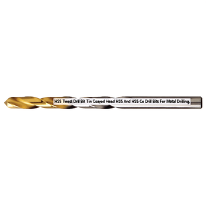 Hss Twist <b>Drill</b> <b>Bit</b> TiN Coated Head Hss And Hss Co <b>Drill</b> <b>Bits</b> For Metal Drilling - Product Image 2