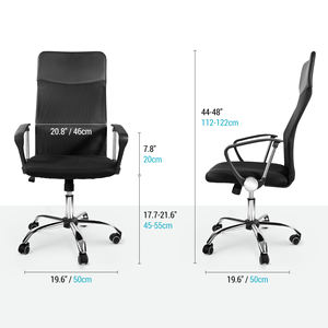 Silla de Oficina Ergonómica Moderna con Elevación, Diseño Transpirable con Movimiento Oscilante de 360 Grados, Altura Ajustable para Oficina en Casa - Product Image 3