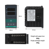 Controlador de Temperatura Inteligente PID CHB OEM, Controlador de Temperatura Digital de Montaje, Instrumento de Control de Temperatura Digital