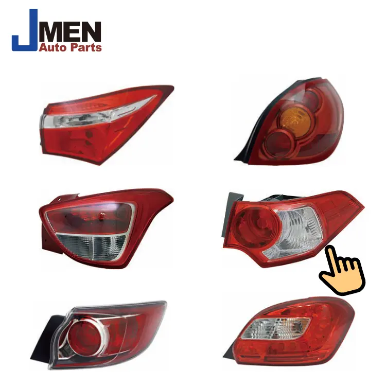Jmen lanterna traseira para carro, lanterna traseira, lâmpada led de cauda, fabricante