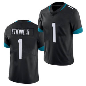 Maillots de football des Jaguars de Jacksonville, États-Unis, 12 Travis Hunter, 1 Travis Etienne Jr., 28 Fred Taylor, 44 Walker, chemises cousues, hauts, vert sarcelle - Product Image 6