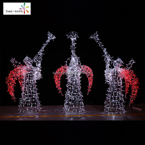 Decoraciones navideñas LED de ángel cruzado para exteriores 2027 - Product Image 5