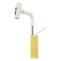 Robinet de cuisine et salle de bain intelligent MOSHE à poignée unique, à poser sur comptoir, avec cartouche céramique, en laiton, contrôle eau chaude/froide, design moderne