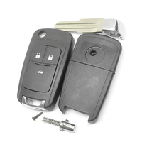 Coque de clé de voiture à 3 boutons avec lame gauche, boîtier de remplacement pour télécommande de voiture