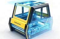 Новая цифровая автоматическая лазерная машина для резки кожи Sublistar UV LaserCut P Series с панорамным верхним обзором