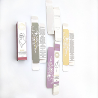 Empaque de Caja de Papel Duro Colorido de Alta Calidad para Cosméticos y Cuidado de la Piel con Diseño Personalizado y Lámina Dorada