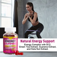 Gummies énergétiques protéinés OEM/ODM avec créatine et acides aminés pour soutenir la concentration, la force, la récupération musculaire, pré-entraînement pour adultes