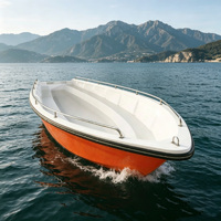 Bateau de sauvetage rigide en fibre de verre fabriqué en Chine 2026, 12 places, pour opérations aquatiques, facile à utiliser, avec moteur hors-bord pour le surf