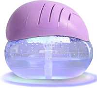 Diffuseur d'air portable de grande capacité en forme de feuille, avec lumière ambiante, humidificateur compatible avec les prises EU/UK