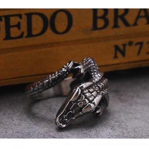 Mannen <span class=keywords><strong>Ring</strong></span> 316L Rvs Finger <span class=keywords><strong>Ring</strong></span> Mode-sieraden Blacken Originele Kleur 21Mm 1610782 - Product Image 3