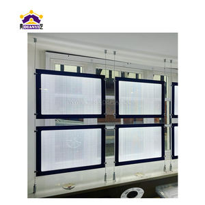 Escaparate de agente inmobiliario colgante de techo/tablero de <span class=keywords><strong>menú</strong></span> de escritorio foto Led Pantalla de ventana caja de luz de cristal para publicidad - Product Image 1