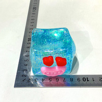 Nouveau 2026 Cube Squishy Anti-stress en TPR à libération lente, Cube à grande bouche, Jouet sensoriel pour le soulagement de l'anxiété, Fidget Faces Amusantes à presser