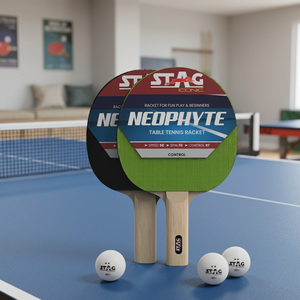 Raquette de tennis de table haute élasticité en éponge, design classique multicouche en bois, nouvelle arrivée, fabriquée par le fabricant - Product Image 6