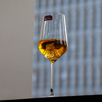 Verre à vin en cristal Ensemble cadeau gobelet fait main ultra-mince transparent de haute qualité Tasse en verre vin rouge champagne