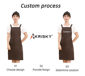 Hôtel Café Bar Cuisine Cuisine Uniforme Femmes Tabliers De Coiffure pour Femmes Personnel Serveur Vêtements De Travail Restaurant Tablier Salon De Coiffure - Product Image 5